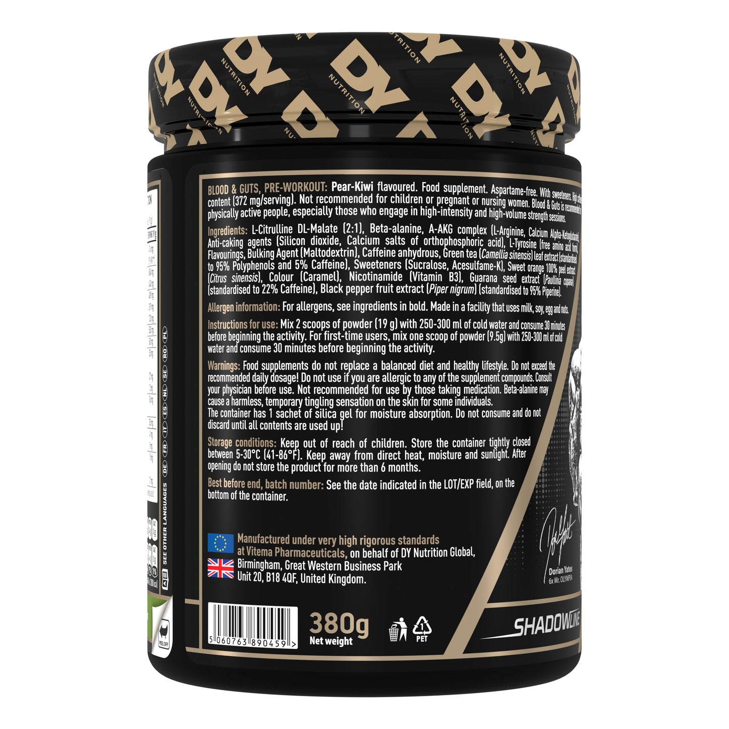 Blood & Guts PreWorkout 380g 20 Porții
