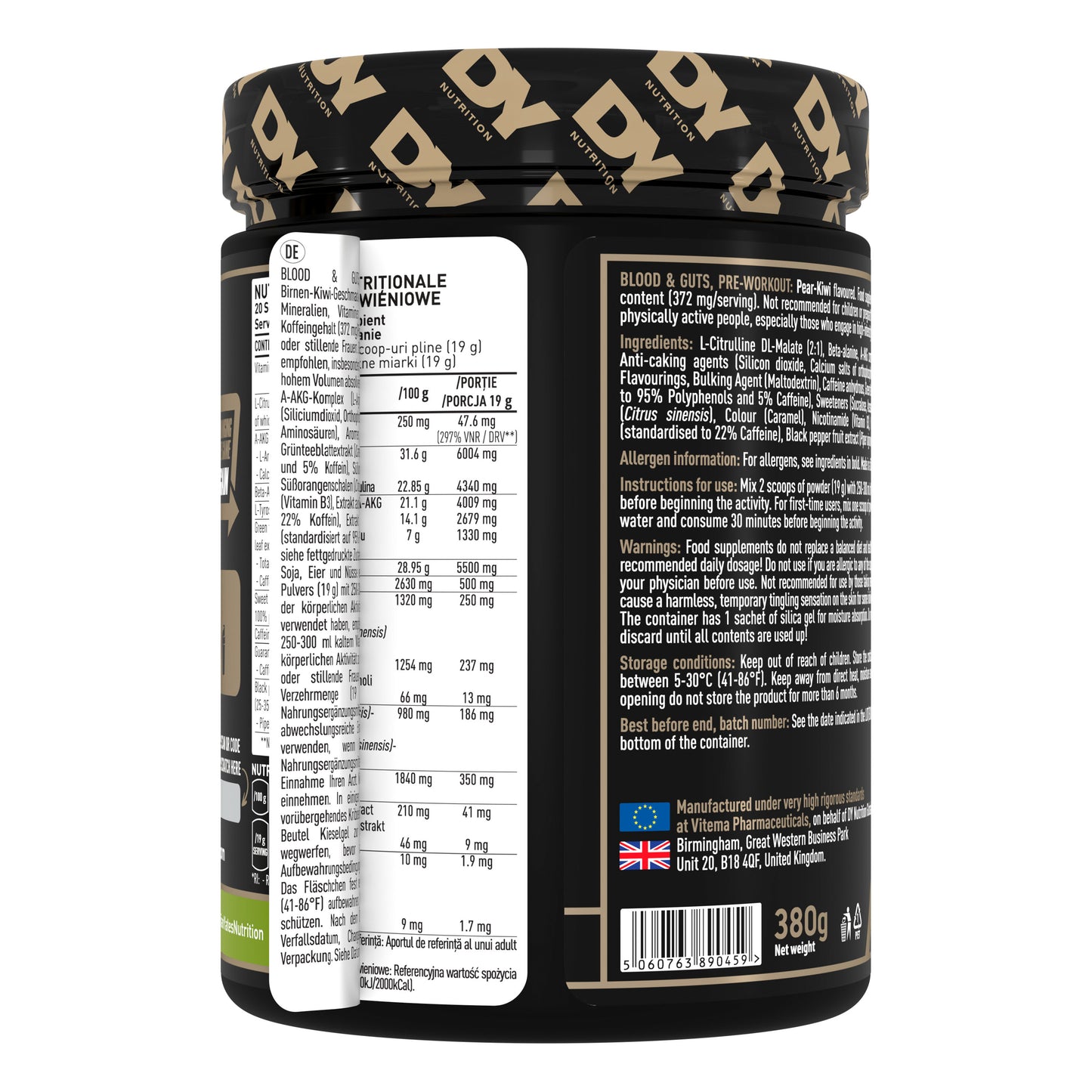 Blood & Guts PreWorkout 380g 20 Porții