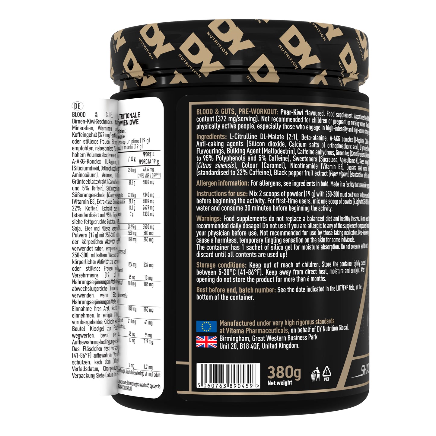 Blood & Guts PreWorkout 380g 20 Porții