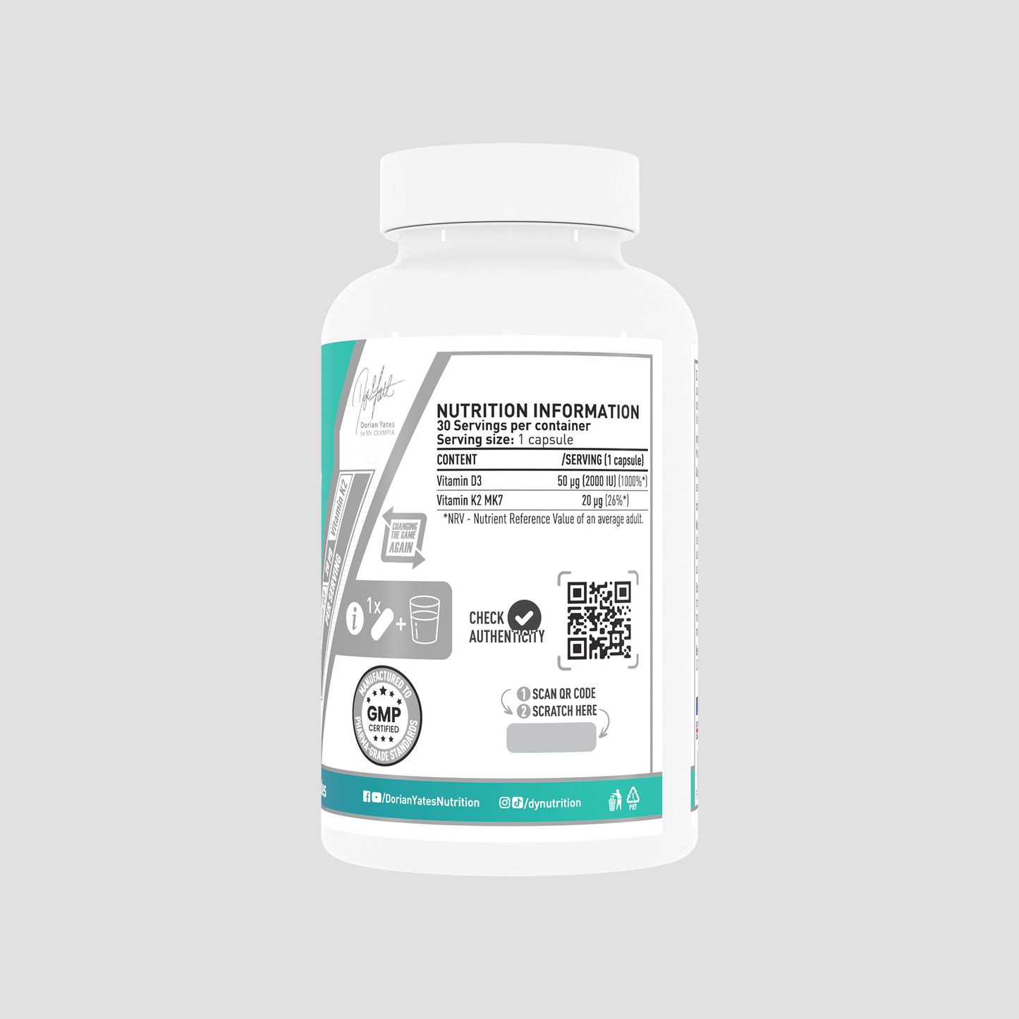 Vitamina D3 + K2 capsule
