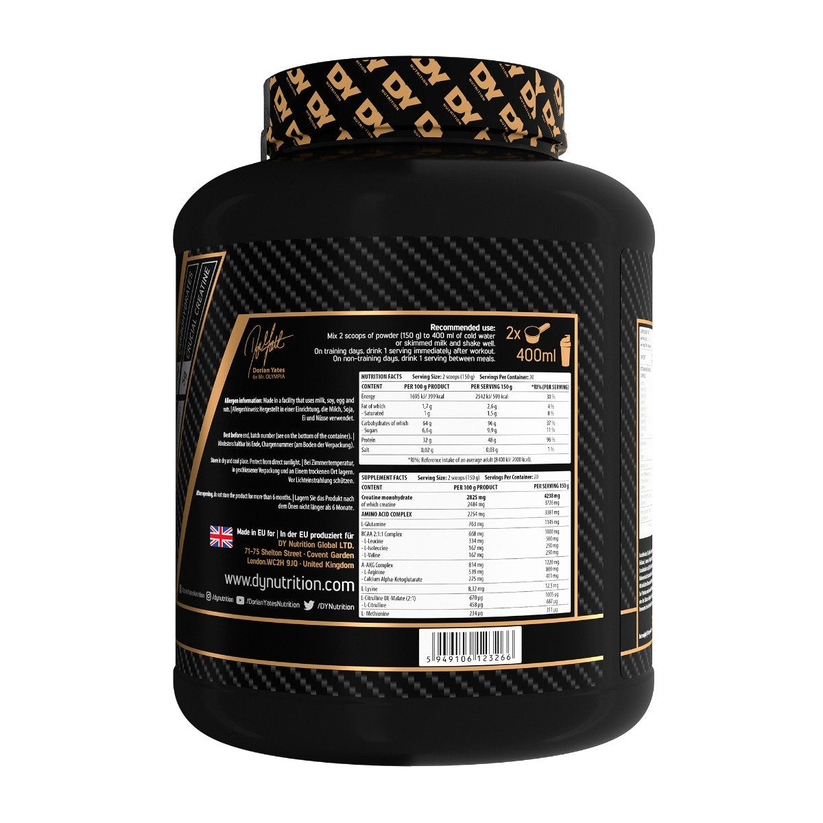 Mass Gainer "Game Changer Mass" 3Kg, 20 Porții
