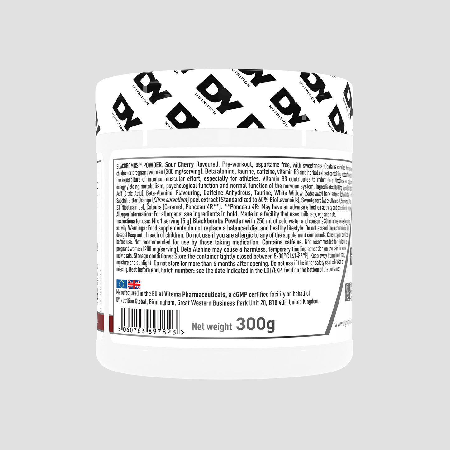 Blackbombs pudră, 300g, 60 de serviri