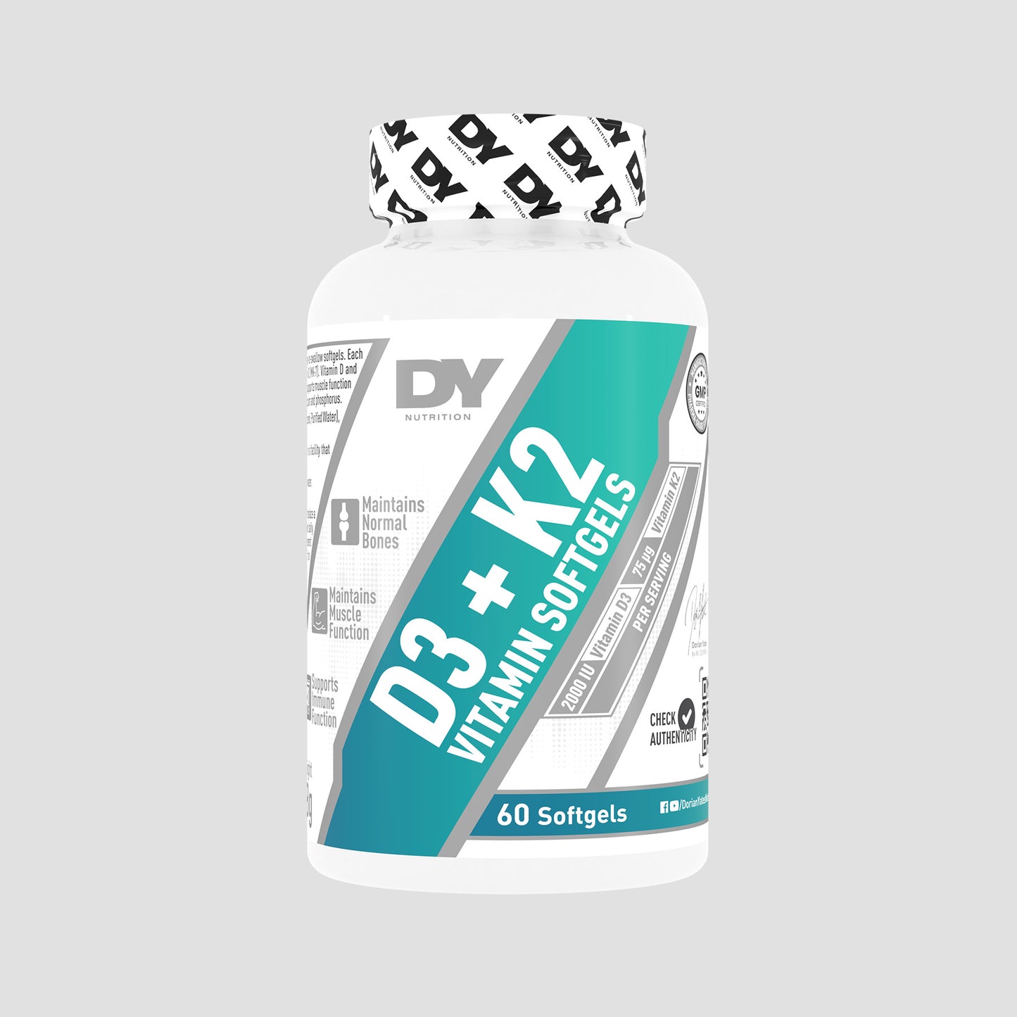 Vitamina D3 + K2 - 60 de capsule moi