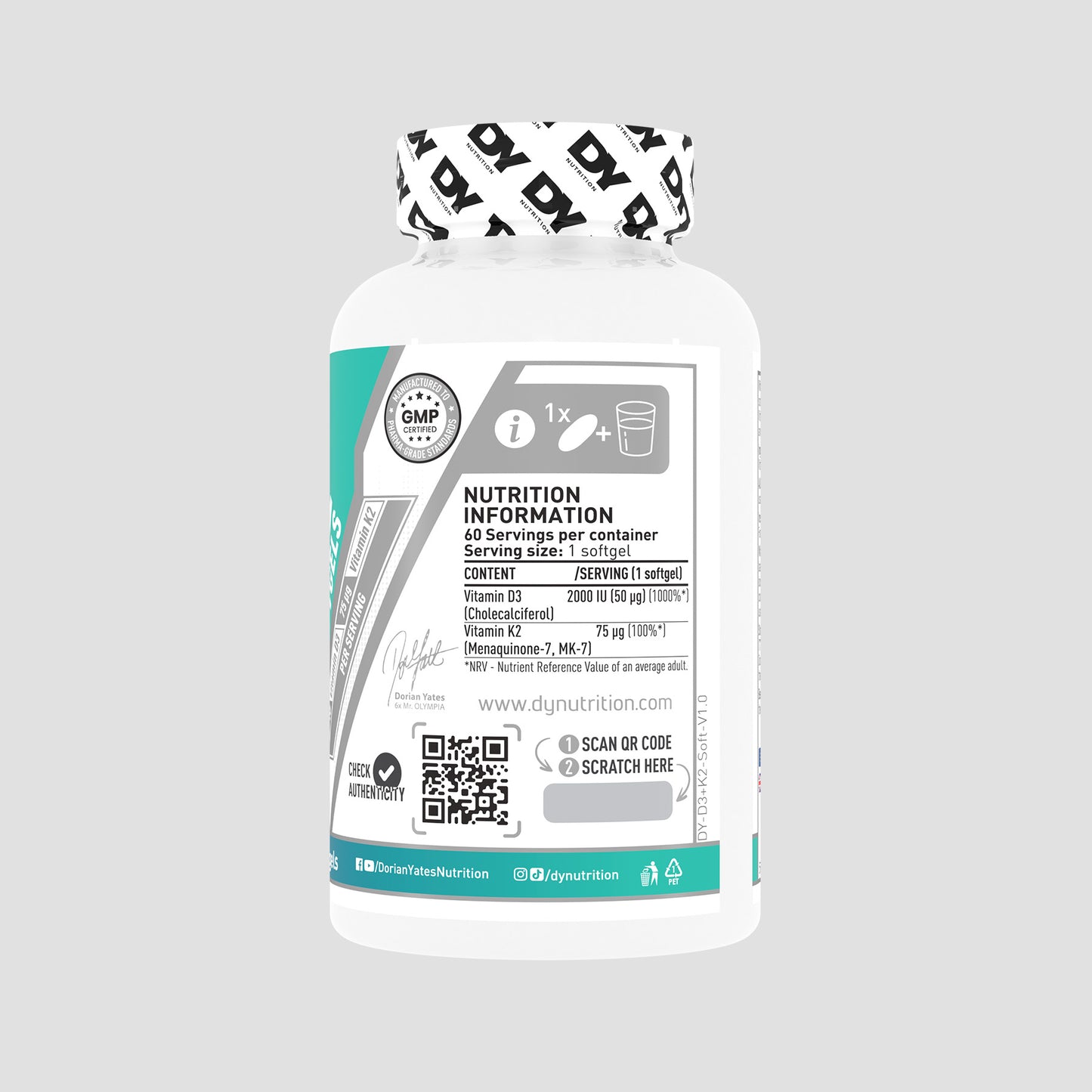 Vitamina D3 + K2 - 60 de capsule moi