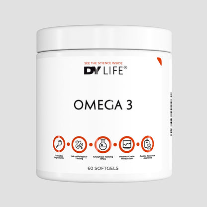 Omega 3 DY Life, 60 Softgels, 30 Serviri