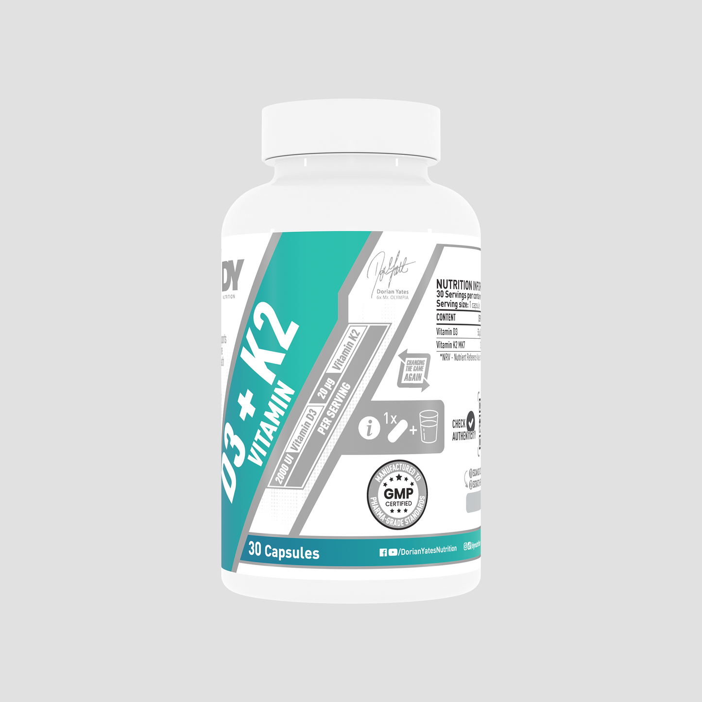 Vitamina D3 + K2 capsule