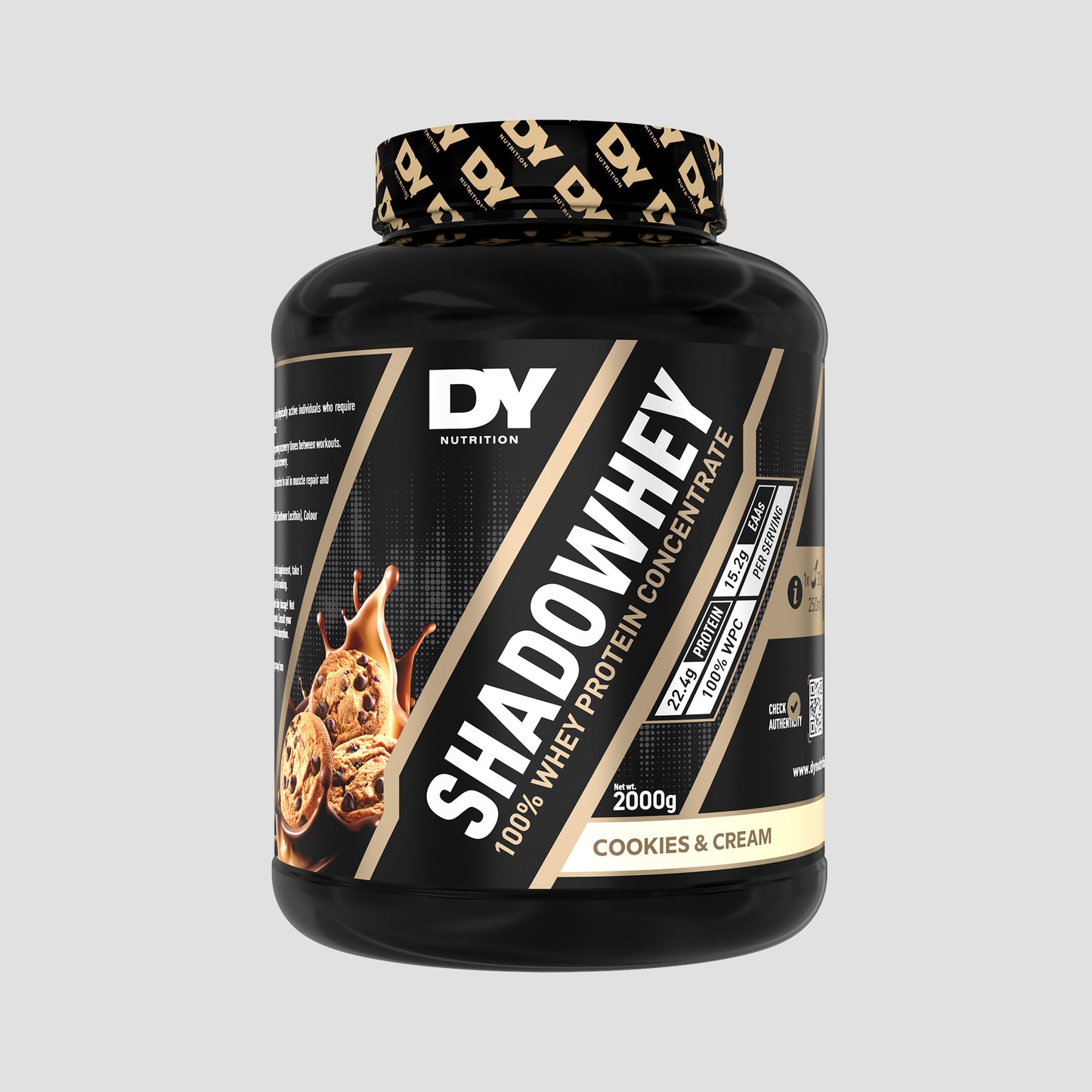 Shadowhey Proteină Concentrată din Zer 2kg, 66 Serviri
