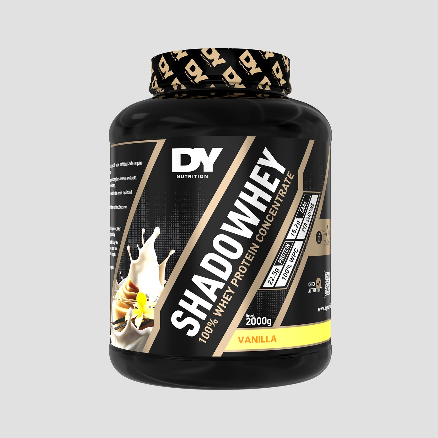 Shadowhey Proteină Concentrată din Zer 2kg, 66 Serviri