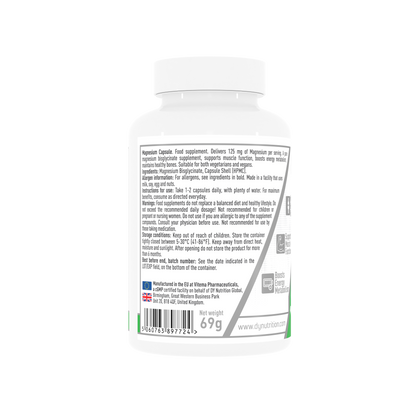 Magneziu Bisglicinat, supliment alimentar, 90 de capsule