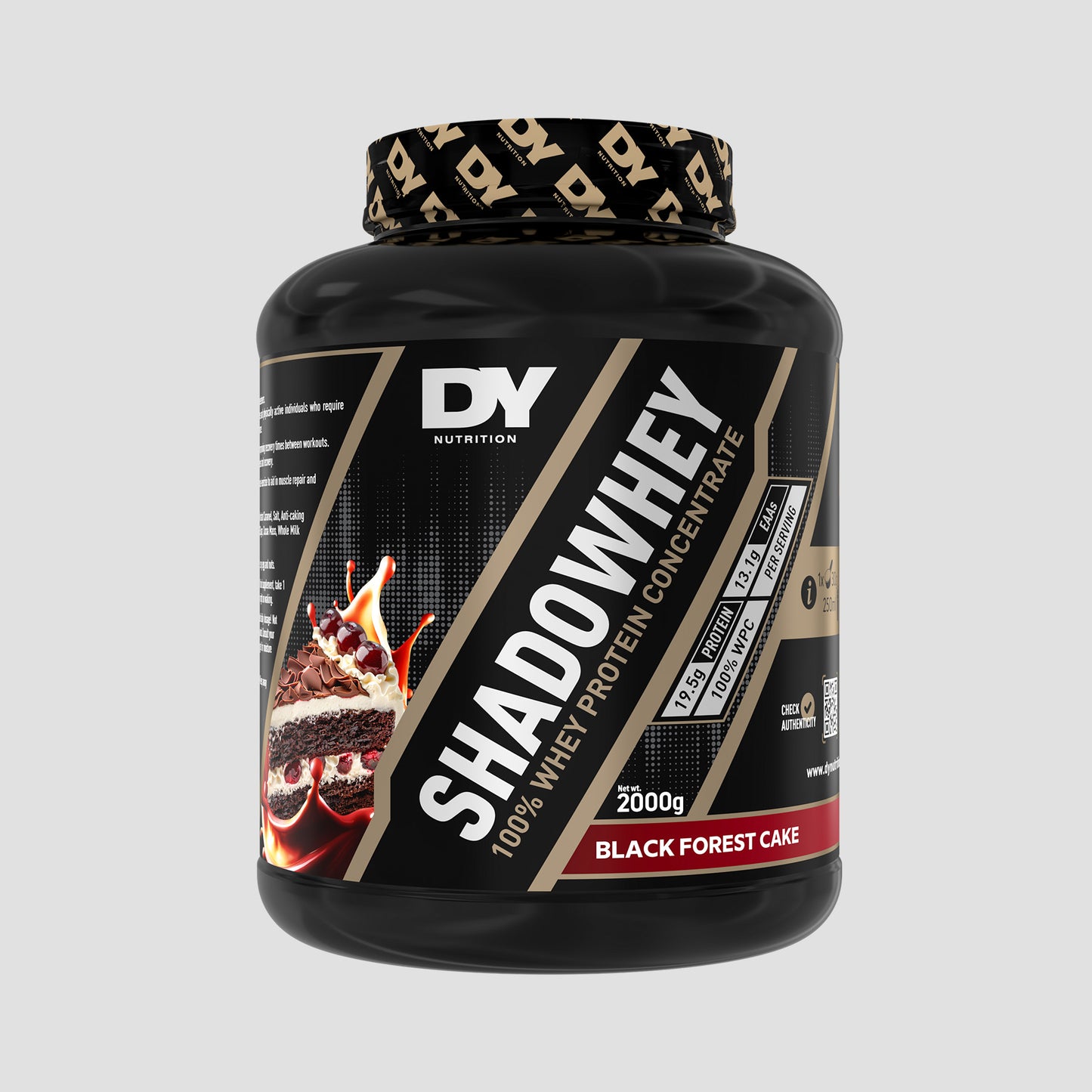 Shadowhey Proteină Concentrată din Zer 2kg, 66 Serviri