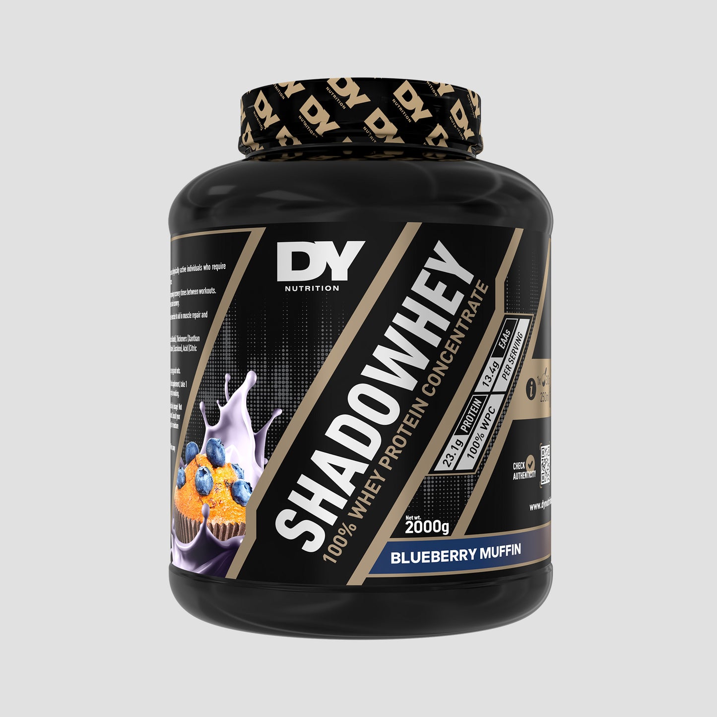 Shadowhey Proteină Concentrată din Zer 2kg, 66 Serviri