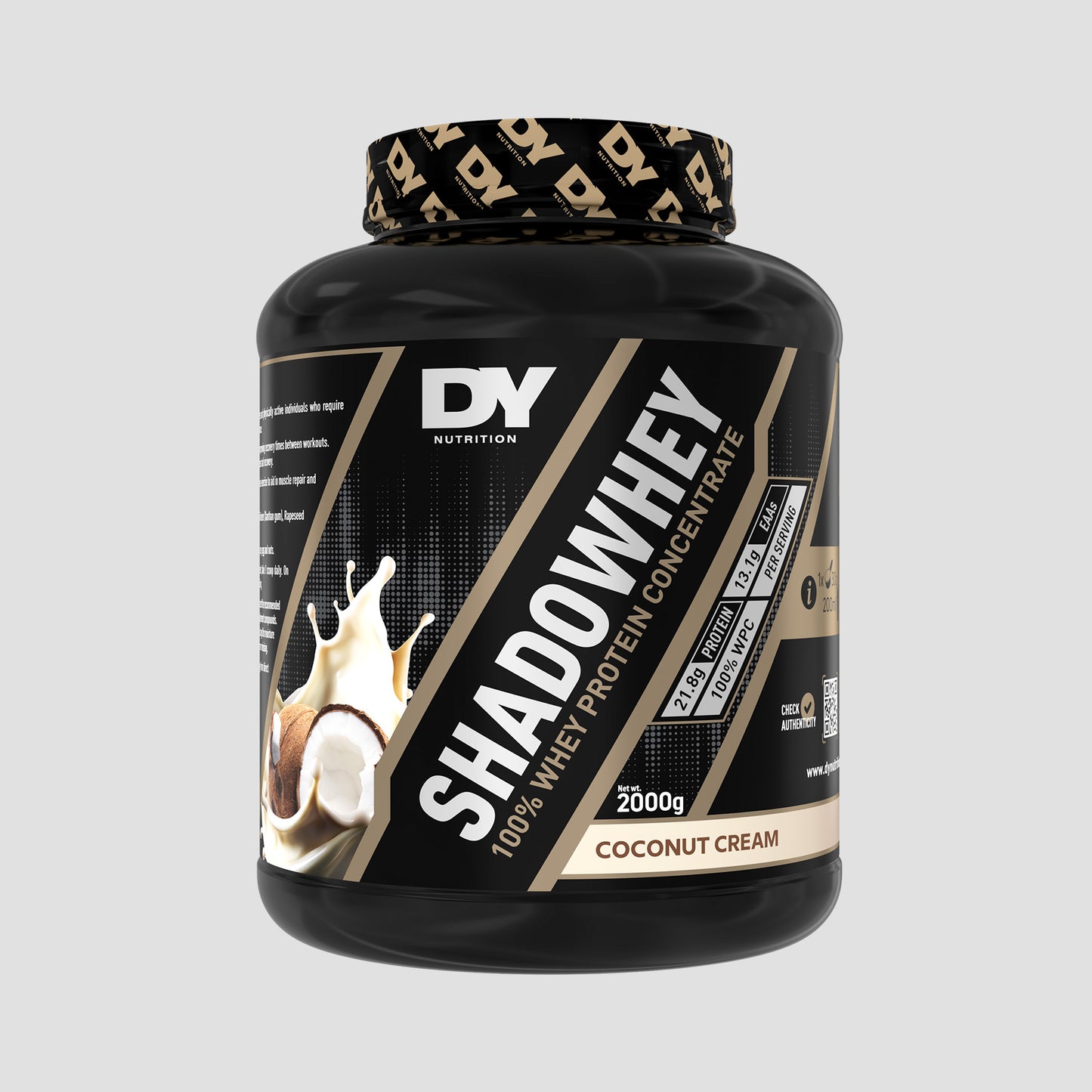 Shadowhey Proteină Concentrată din Zer 2kg, 66 Serviri