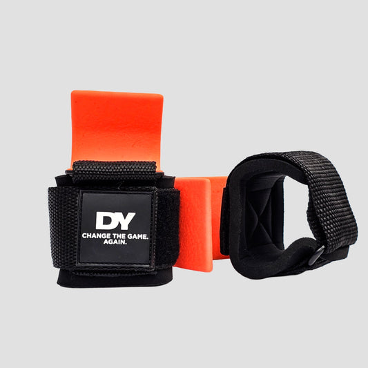 Set 2 chingi pentru ridicare greutati cu carlig, DY Nutrition