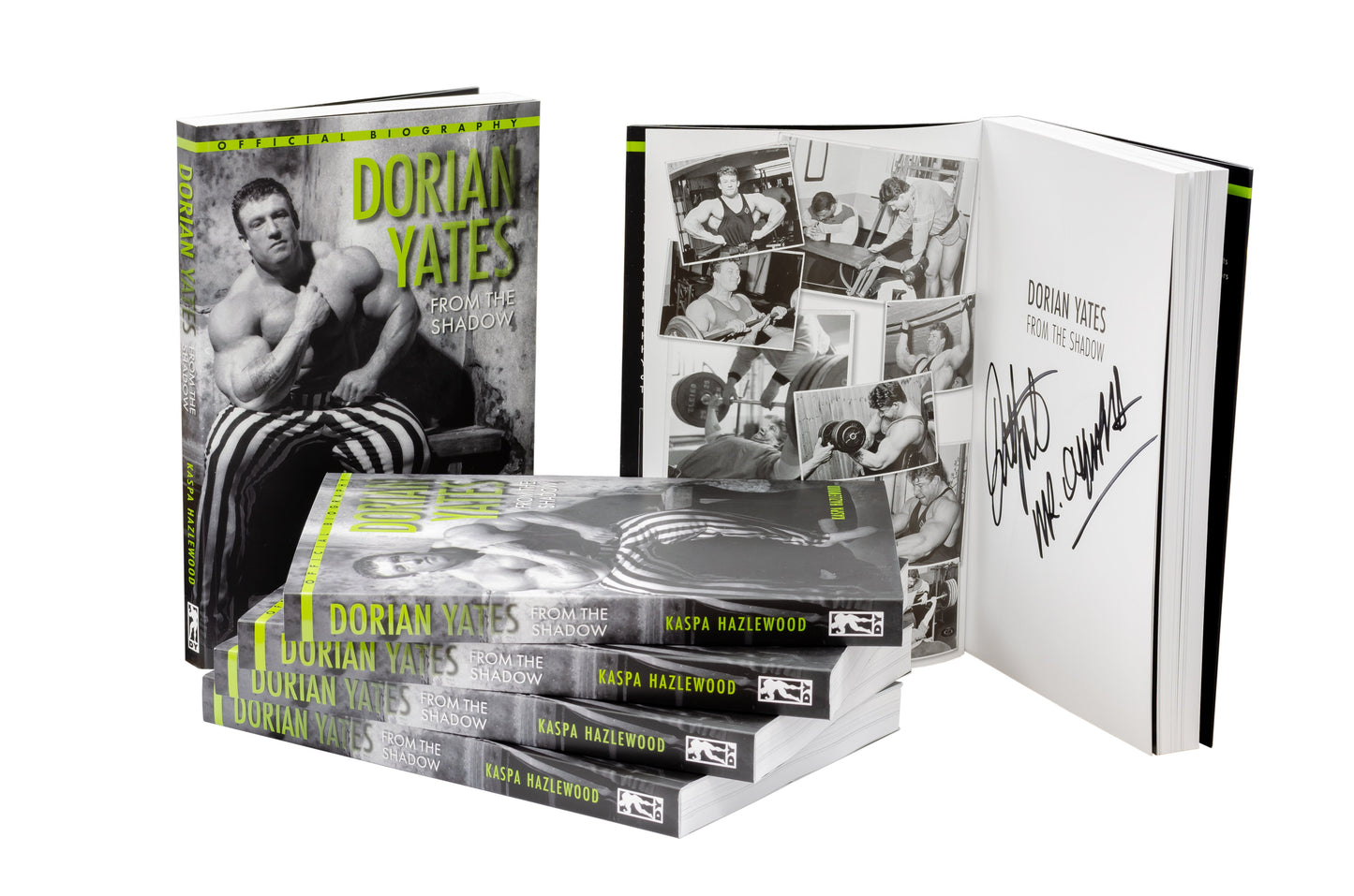 Carte autobiografică Dorian Yates  "From The Shadow" ediție limitată cu autograf