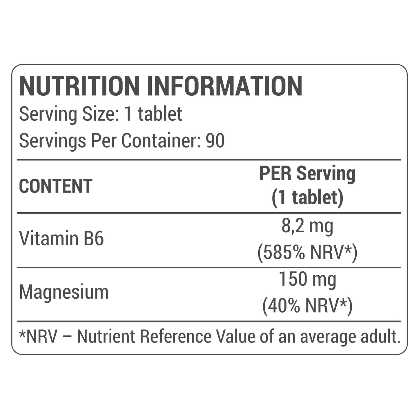 Mg Organic + Vitamina B6 Tablete